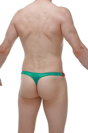 Thong Chains Satin Green