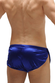 Short Snap Satin Sapphire