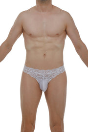 Thong Plessis Lace White