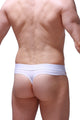 Thong Cockring Silicone White
